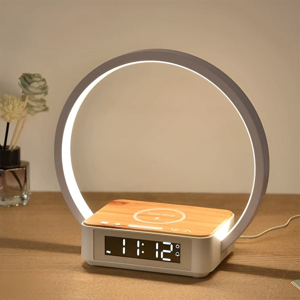 Design Nachtlamp met Oplaadfunctie en Zachte Weckfunctie - LumoRise