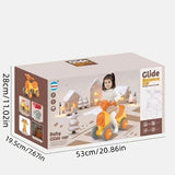 Stabiele Balanceerfiets voor Kinderen – Leren Lopen en Staan met Speelse Kleuren en Veiligheid