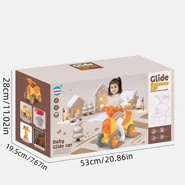 Stabiele Balanceerfiets voor Kinderen – Leren Lopen en Staan met Speelse Kleuren en Veiligheid