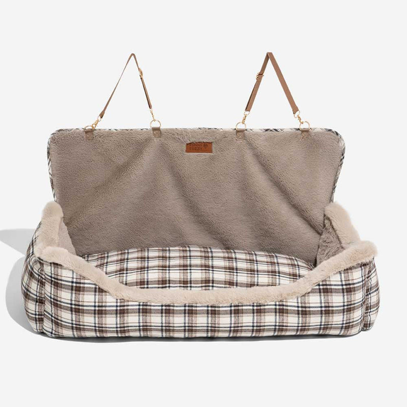 Pluche-autostoel voor huisdieren – RideSafe CozySeat