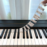 Afneembare notenlabels van siliconen voor 88-toetsen piano's en keyboards