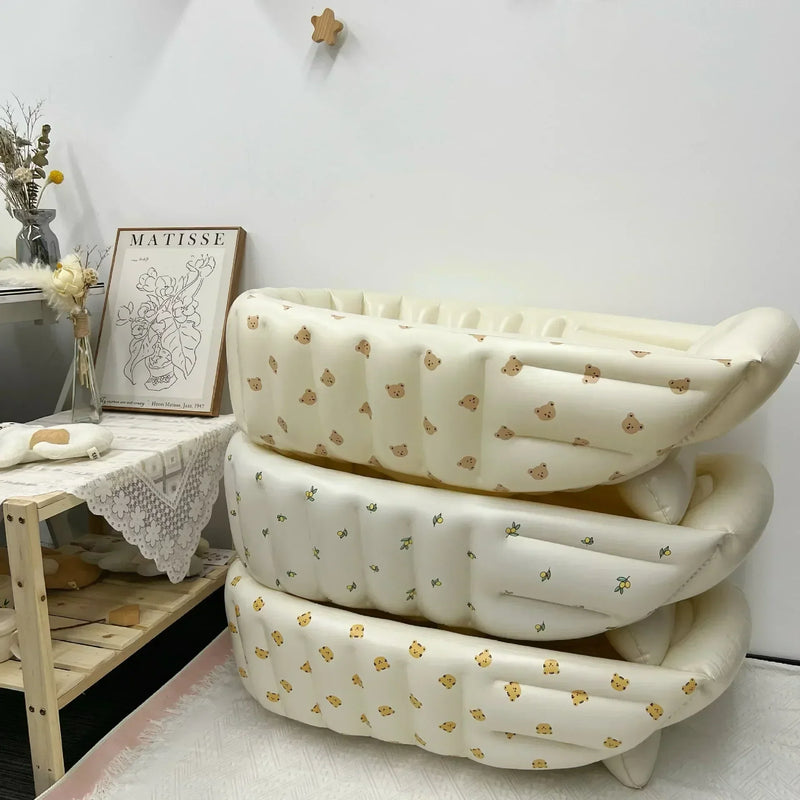Opblaasbaar Baby-Bad voor Reizen – BubbleNest