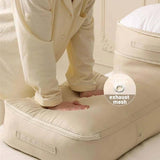 Extreem ruimtebesparende, zelfcompressie organizer
