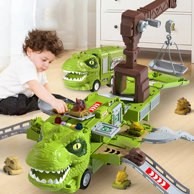 Dino Transport Avontuur - Voor Creatief Spelplezier