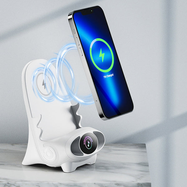 Draadloze telefoonhouder met 15W snellaadfunctie - FlexCharge Chair