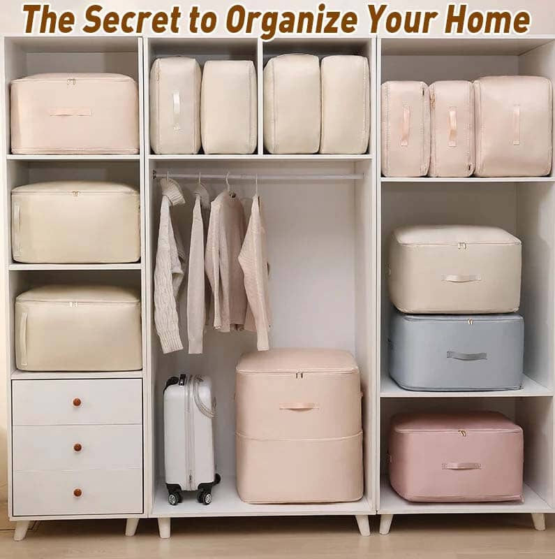 Extreem ruimtebesparende, zelfcompressie organizer