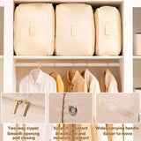 Extreem ruimtebesparende, zelfcompressie organizer