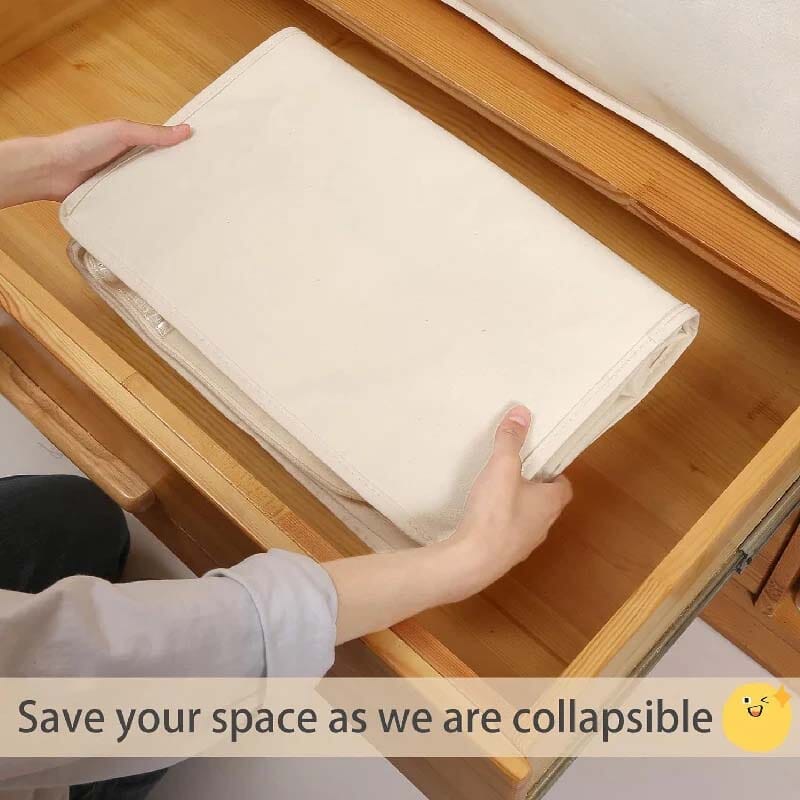 Extreem ruimtebesparende, zelfcompressie organizer