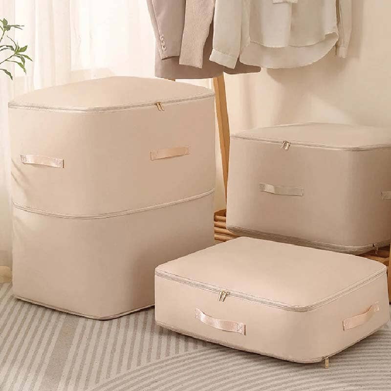 Extreem ruimtebesparende, zelfcompressie organizer