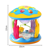 Lichtspel-drum voor baby's – Muziek & projectie voor sensorisch leren