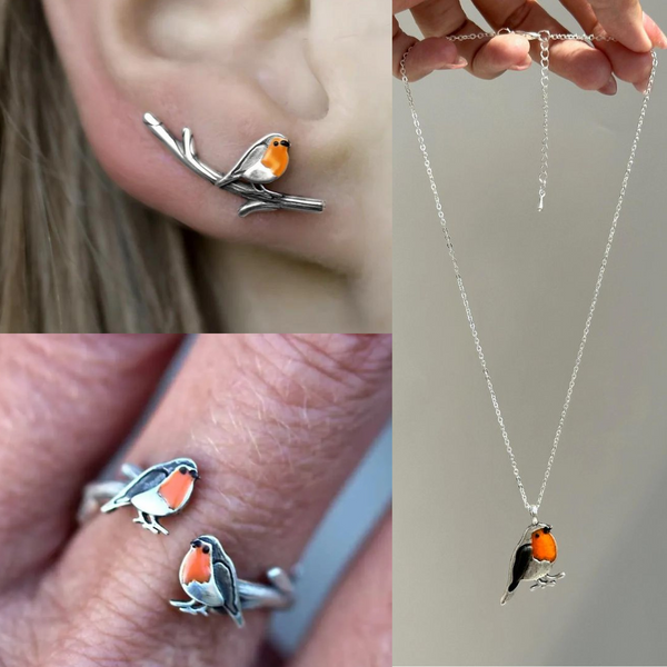 Een symbool van hoop en nieuw begin – Geluksvogel-sieradenset