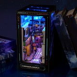 Cyberpunk DIY Cabin Kit – 3D Model voor Woningdecoratie met Verlichting