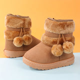 Schattige Pluche Boots voor Meisjes - Voor Warmte en Comfort