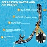 AquaClear Snorkelset – Lekvrij, Comfortabel en Met Groot Zicht