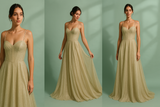 Elegante Lange Avondjurk voor Vrouwen - Mouwloze Maxi
