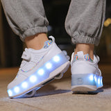 GlowRiders Roller Sneakers - Voor Kinderen met Lichtspektakel