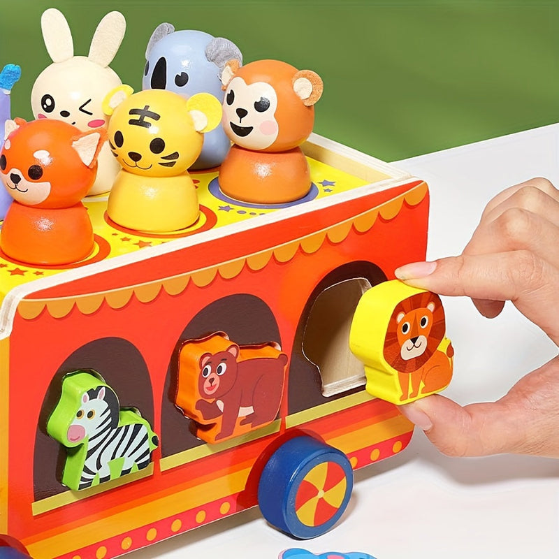 Educatieve Circus Dieren Vrachtwagen - Voor Creatief Spel en Leren
