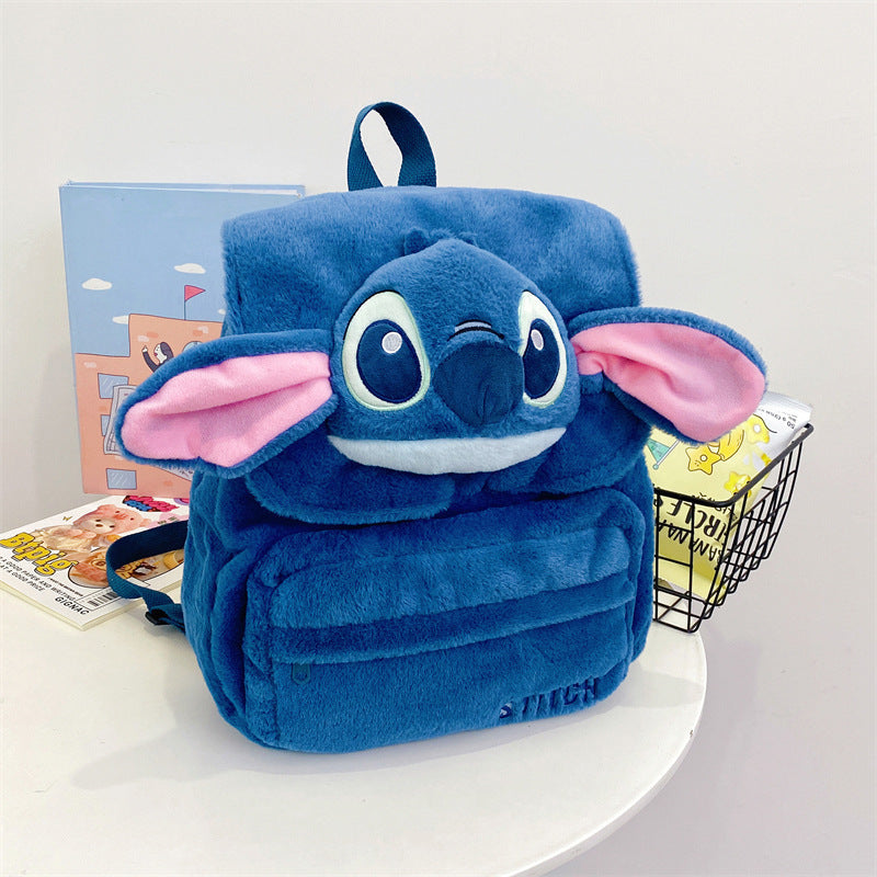 Disney Stitch Pluche Rugzak voor Kinderen – Schattig en Duurzaam voor School en Dagelijks Gebruik