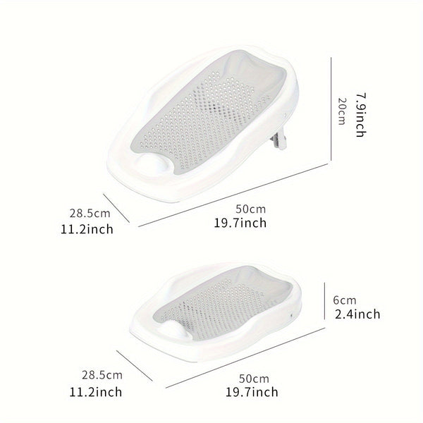 Opvouwbare Badzit voor Kinderen - Visvormige, Antislip Badsteun voor Veilig Baden