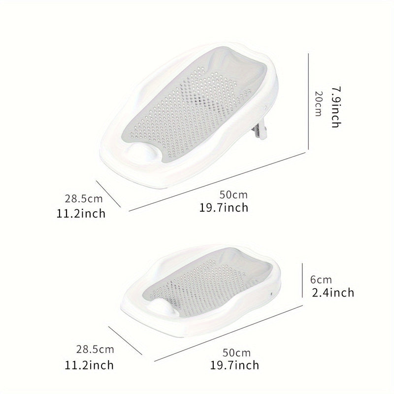 Opvouwbare Badzit voor Kinderen - Visvormige, Antislip Badsteun voor Veilig Baden