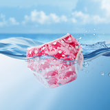 Verstelbare Wasbare Zwemluier voor Baby's – Lekvrij met Visprint