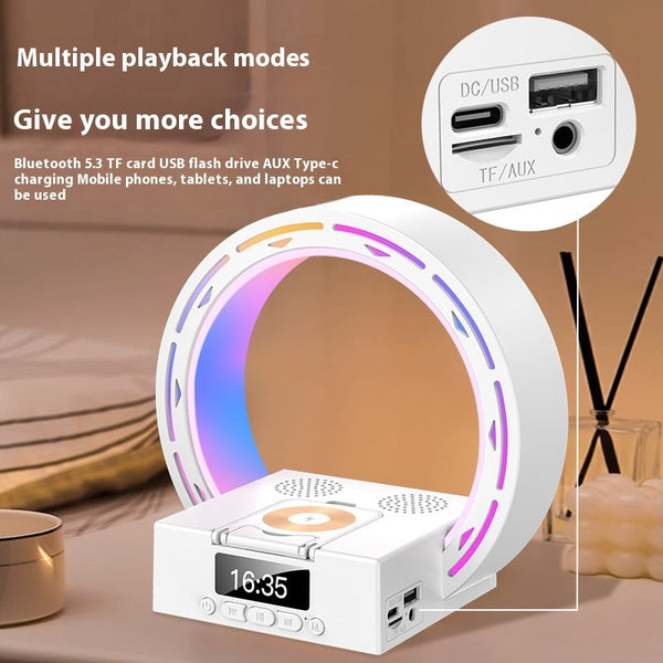 4-in-1 Bluetooth-luidsprekerlamp met oplaadpad en wekker