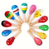 MelodyWood Houten Maraca - Speels Muziekinstrument voor Kinderen