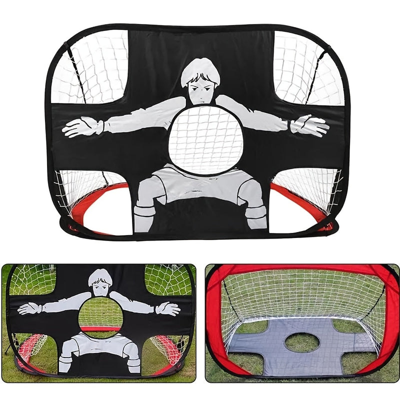 2-in-1 Opvouwbaar Voetbaldoel – Ideaal voor Training en Buitenplezier