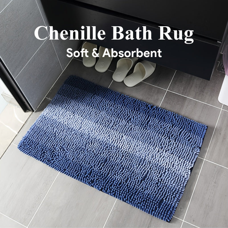 Chenille Badmat – Luxe en Comfort voor Badkamer en Entree