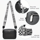Echte Leren Crossbody Tas – Praktisch en Trendy met Gitaar Schouderband
