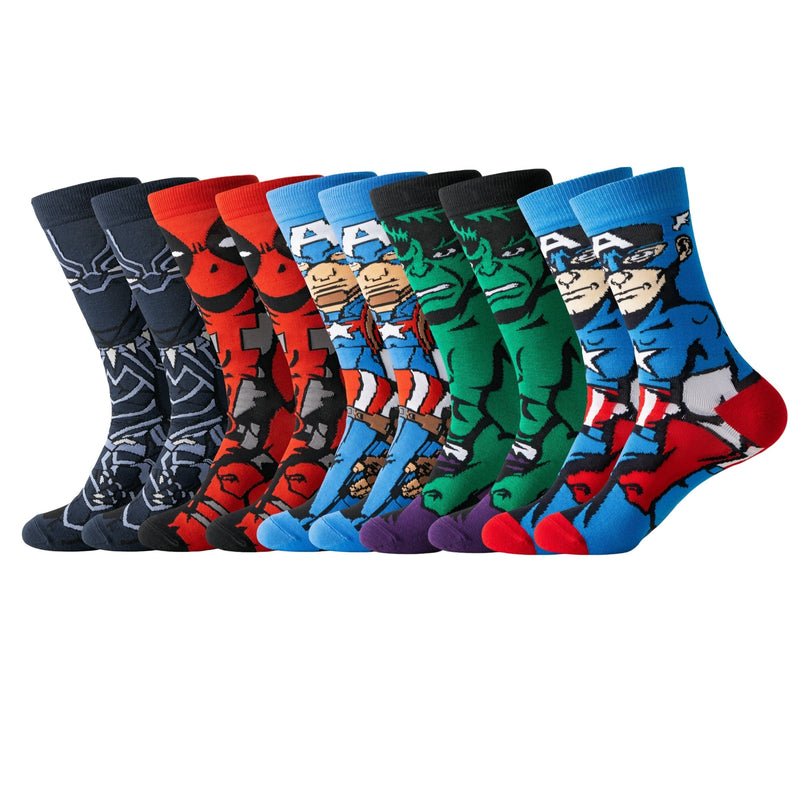 Cartoon Sokken Set - Comfort en Stijl met Jouw Favoriete Personages