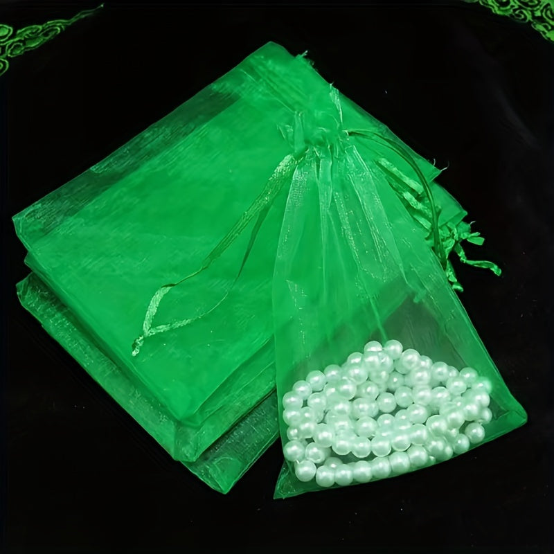 Elegante Organza Zakjes Set – Ideaal voor Geschenken en Feestdecoratie
