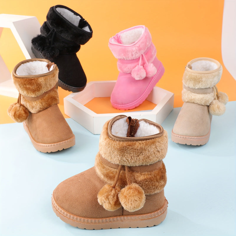 Schattige Pluche Boots voor Meisjes - Voor Warmte en Comfort