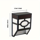 2x Zonne-LED Buitenwandlamp - Energiezuinig