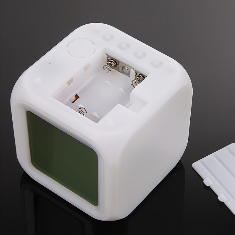 LED Digitale Wekker – Temperatuurweergave en Weervoorspelling, Stille Functie