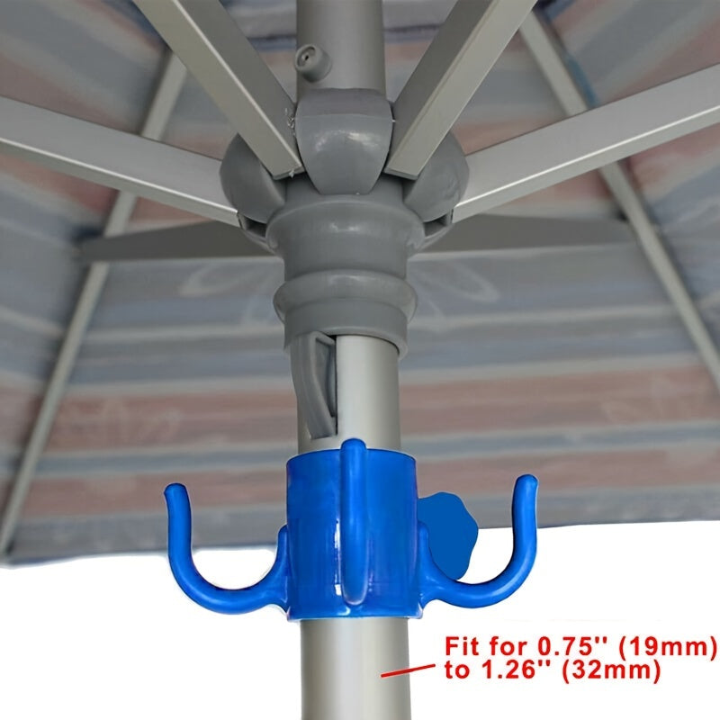 Verstelbare Strandparaplu Haak – Handig voor Handdoeken, Tassen en Hoeden tijdens je Buitenavonturen