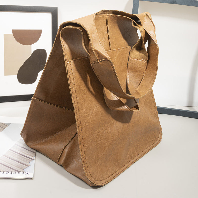 RetroWave Grote Strandtas – Stijlvol en Functioneel