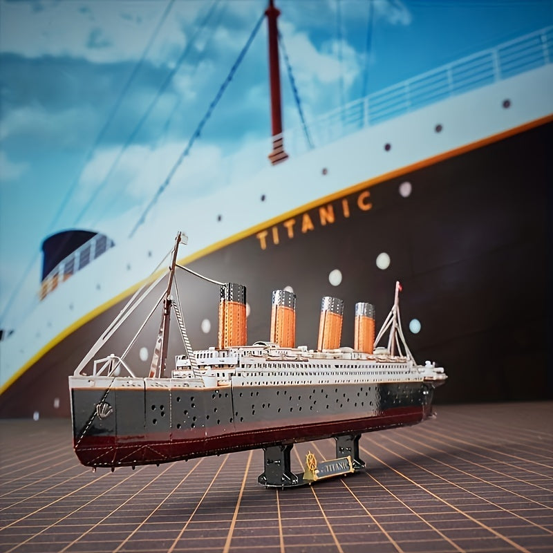 Titanic 3D Metalen Model Kit – Gedetailleerd DIY Model voor Creatieve Knutselaars