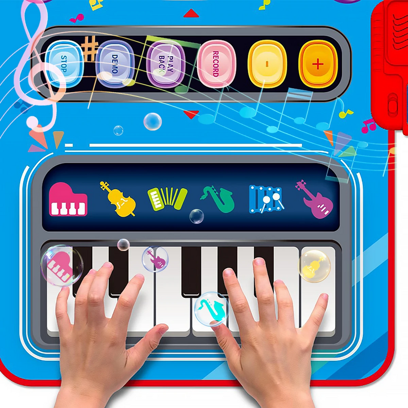 SoundSteps – 2-in-1 Muzikale Speelmat met Piano & Drumstel