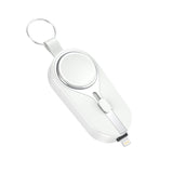 Compacte draadloze oplaadclip - Handige & draagbare stroomvoorziening