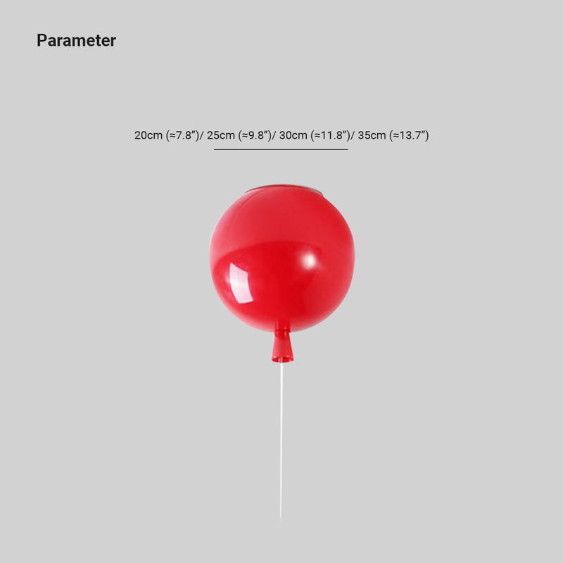 Compacte Moderne LED-Ballon-Plafondlamp – AuraLite