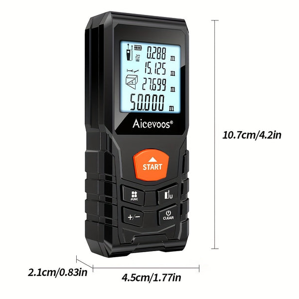 Compacte Laser Afstandsmeter – Nauwkeurig en Robuust Meetinstrument