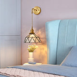 Aquarius - Moderne wandlamp met waterrippleglas en koepelvorm