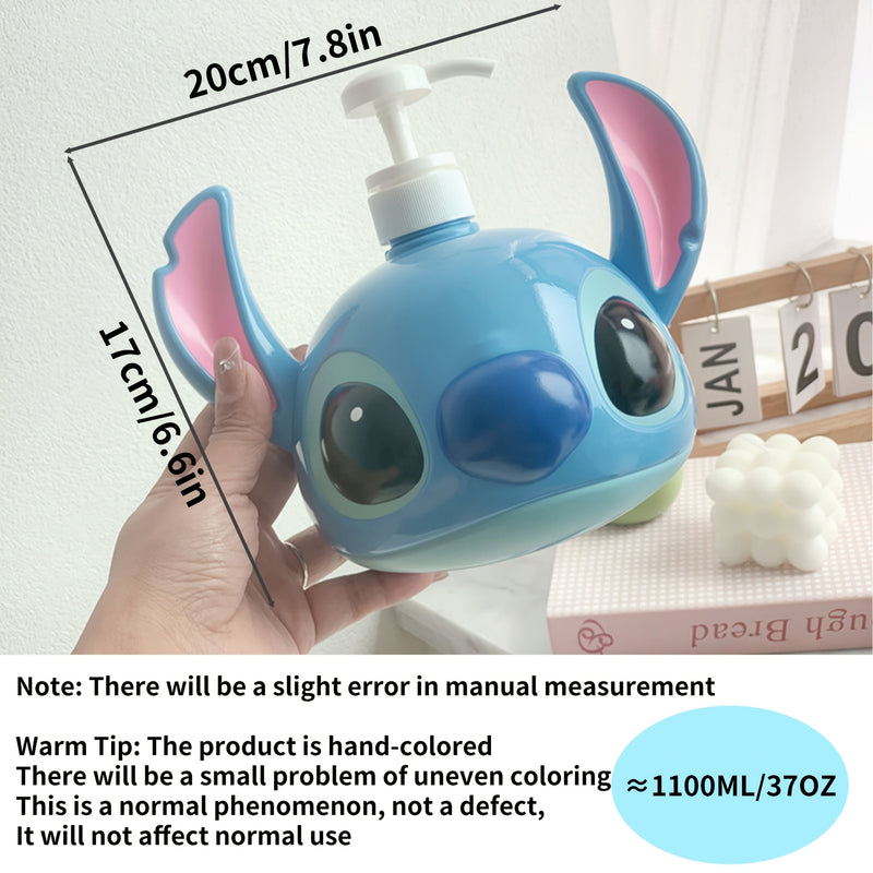 Disney Stitch PVC Shampoo Dispenser – Perfect voor Badkamer en Keuken