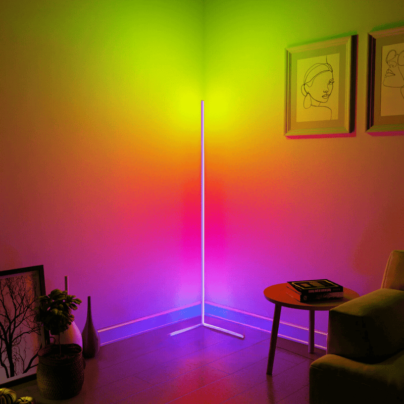 Ambiance Dimbare LED Vloerlamp – Luxe Verlichting met 1+ Miljoen Kleuren