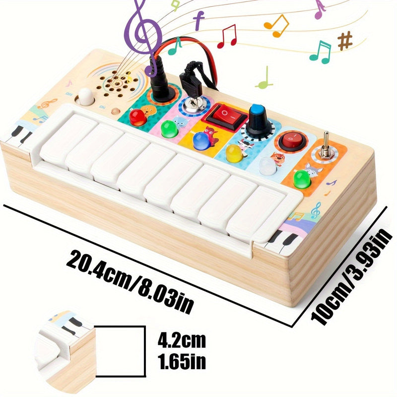 Educatief Muziek Speelbord voor Kinderen - Leren en Spelen met Geluid en Lichten