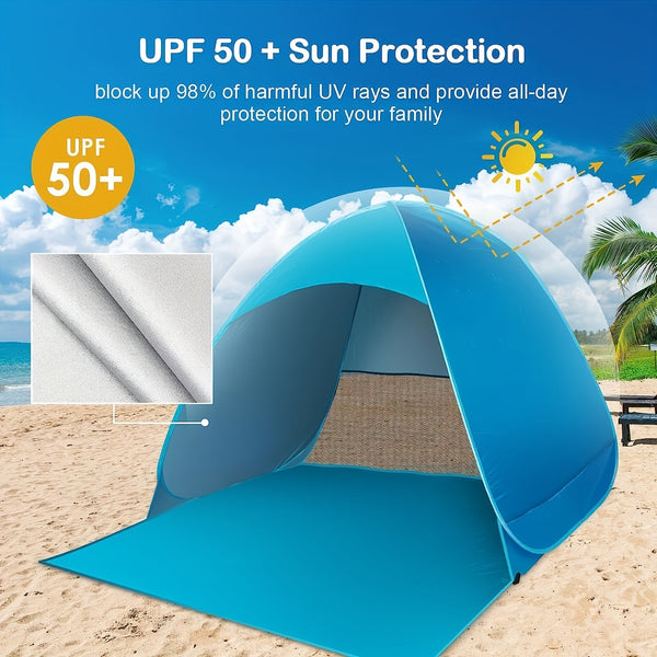 BreezeShield Strandtent – Bescherming en Comfort voor Elke Stranddag