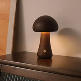 Houten Paddenstoel LED Nachtlamp - GlowShroom