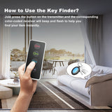 4-in-1 Sleutelhanger Zoeker met LED Flitser - Vind je Sleutels, Portemonnee en Meer
