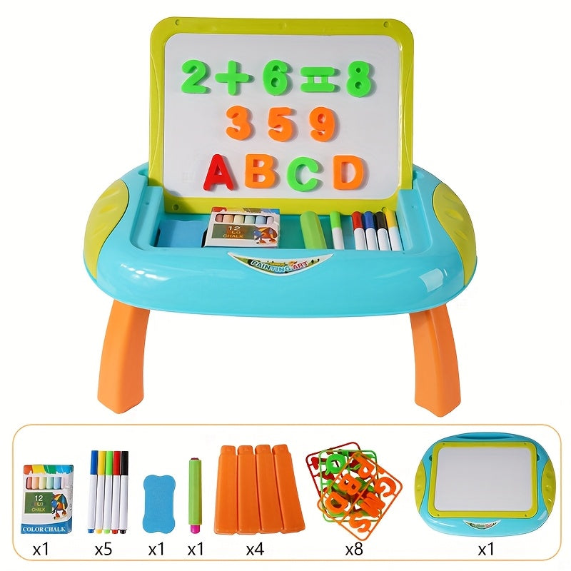Educatief Tekenbord voor Kinderen – Dubbelzijdig met Magnetische Cijfers en Letters voor Creatief Leren